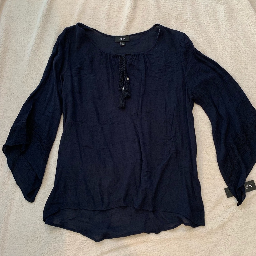 AGB resort-style flowy top